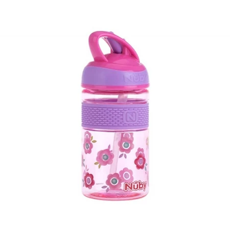 Nuby, Nuby, vaso de tritán con tallo duro y asa, 360 ml, 3 años+, Nuby