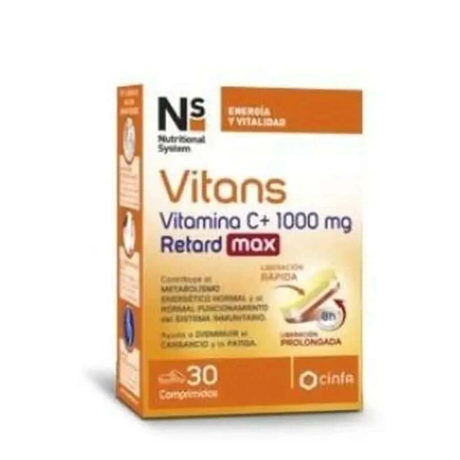 NS Vitans Vitamine C+ 1000mg Retard Max 30 tabletten