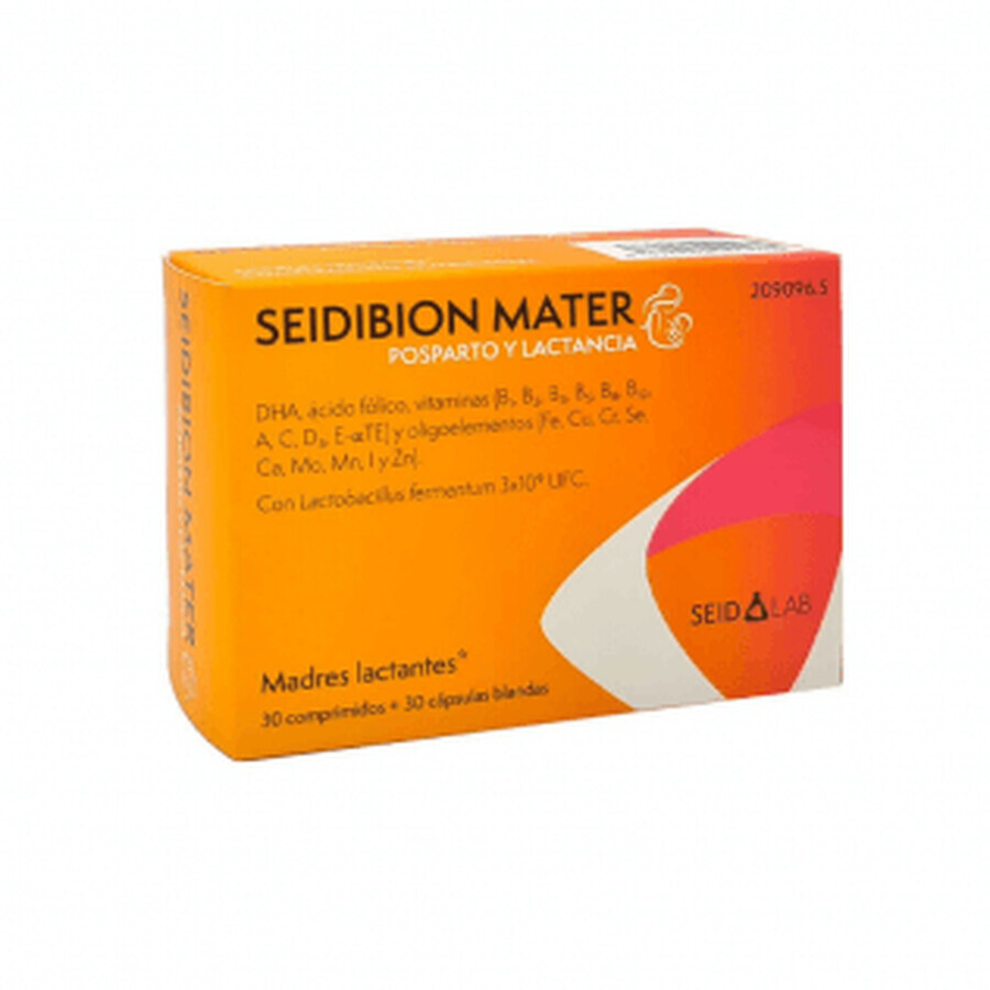 Seidibion Mater Postpartum und Laktation 30 Tabletten + 30 Softgels