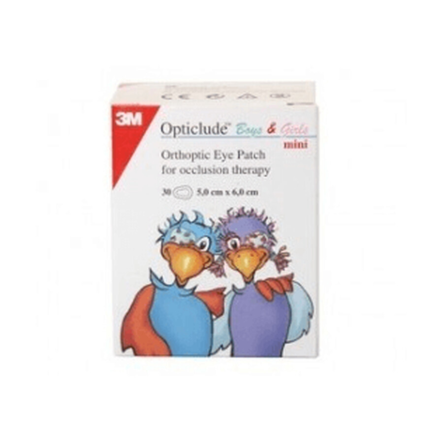 3M Opticlude Eyepatch Small Drawings 30 Pcs.