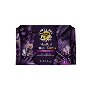 Black Bee Jalea Real Inmuno Stress 20 viales 10ml