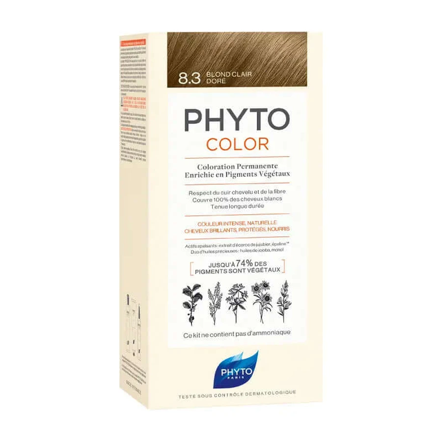 Phyto kleur 8.3 Licht goudblond