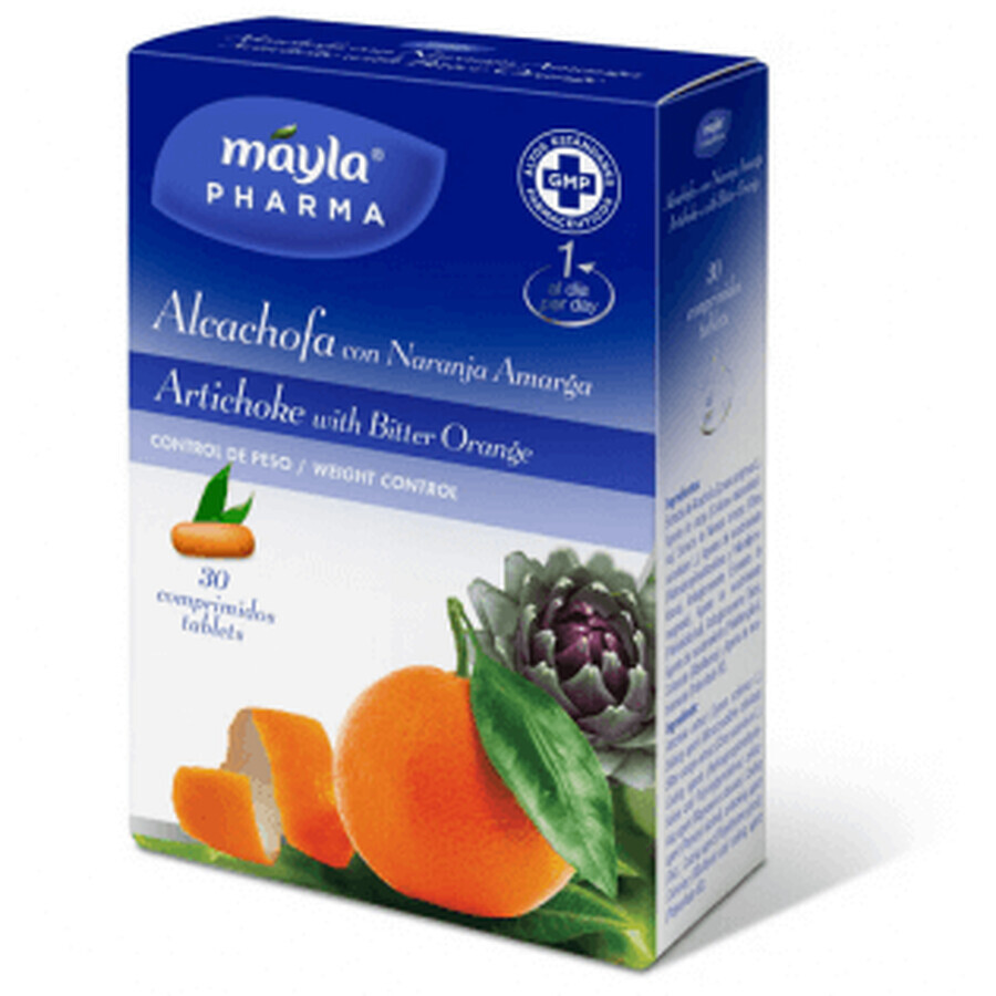 Mayla Artichaut avec Naranja amère 30 comprimés
