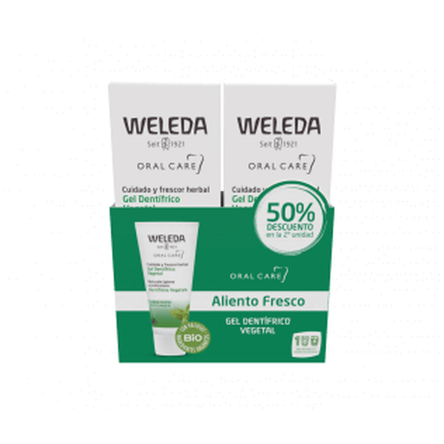 Weleda DUPLO gel dentífrico vegetal 2x75ml