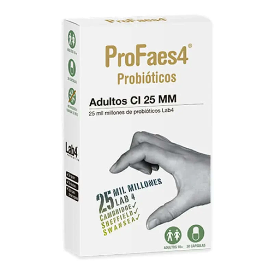 Profaes4 Probiotico Adultos 25mm 30 Caps