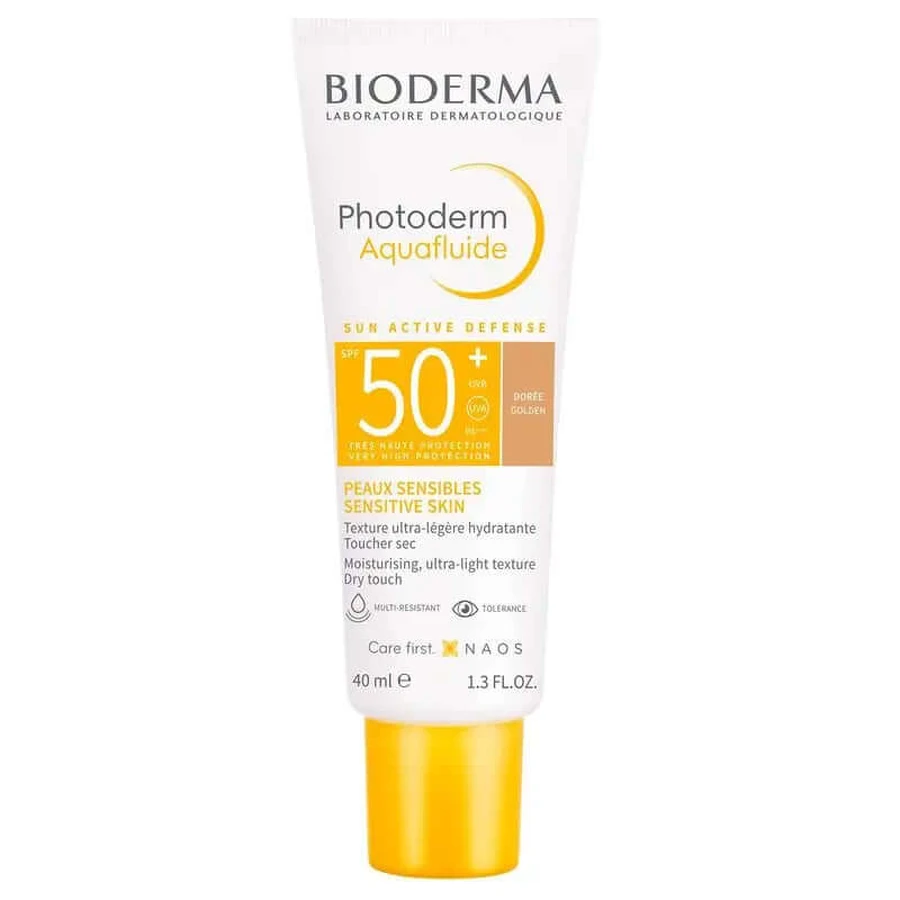 Bioderma Photoderm Aqua-Fluid SPF50+ Goldene Farbe, 40ml