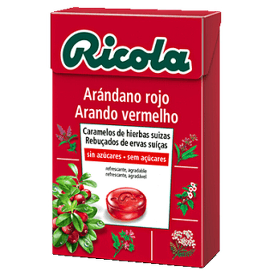 Acquista Caramelle Ricola al mirtillo rosso senza zucchero 50g Caramelle Ricola al mirtillo rosso senza zucchero 50g