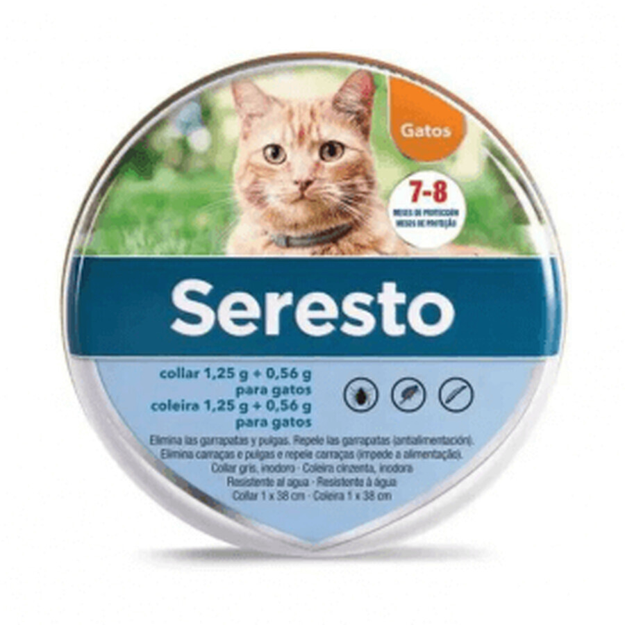 SERESTO 1,25/0,56 G 1 COLLARE PER GATTI 38 CM