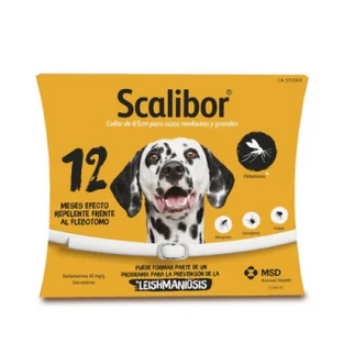 SCALIBOR 40 MG/G 1 COLLIER VERMIFUGE POUR CHIENS 65 CM