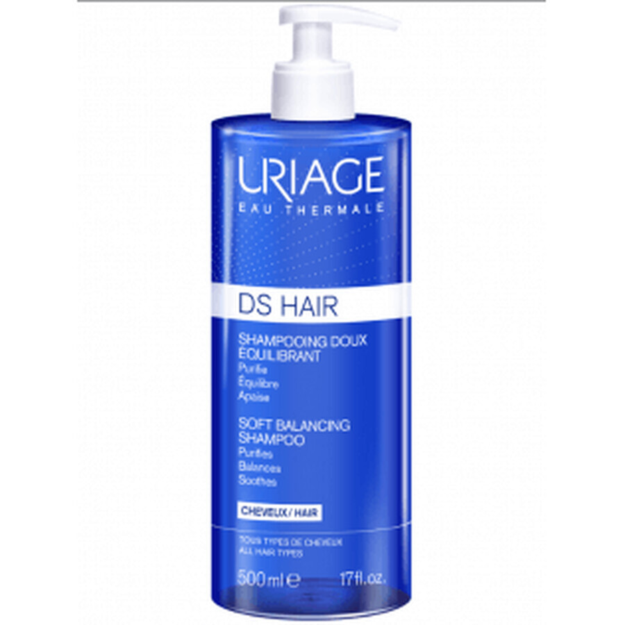 Uriage DS Hair Gentle Regulating Shampoo 500ml