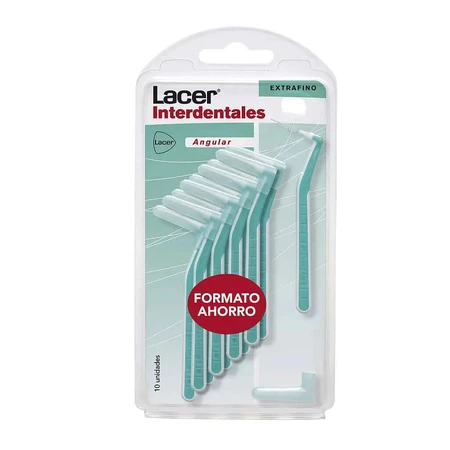 Lacer Hoekige Extrafijne Interdentale rager 10 stuks