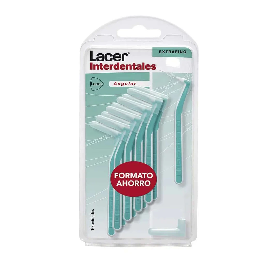 Lacer Hoekige Extrafijne Interdentale rager 10 stuks