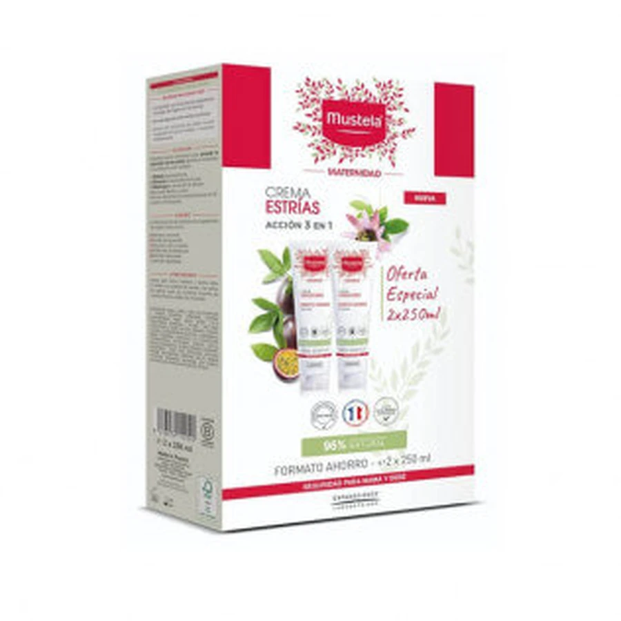 Mustela DUPLO Creme gegen Schwangerschaftsstreifen, 2x250 ml