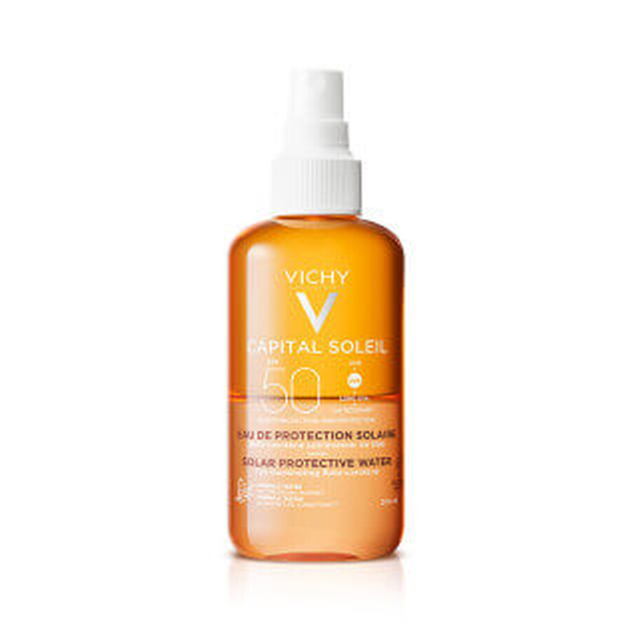 Vichy Capital Soleil Agua Solar SPF50 Broceadora, 200ml
