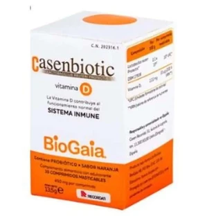 Casenbiotic Vitamin D 30 Chewable Tablets