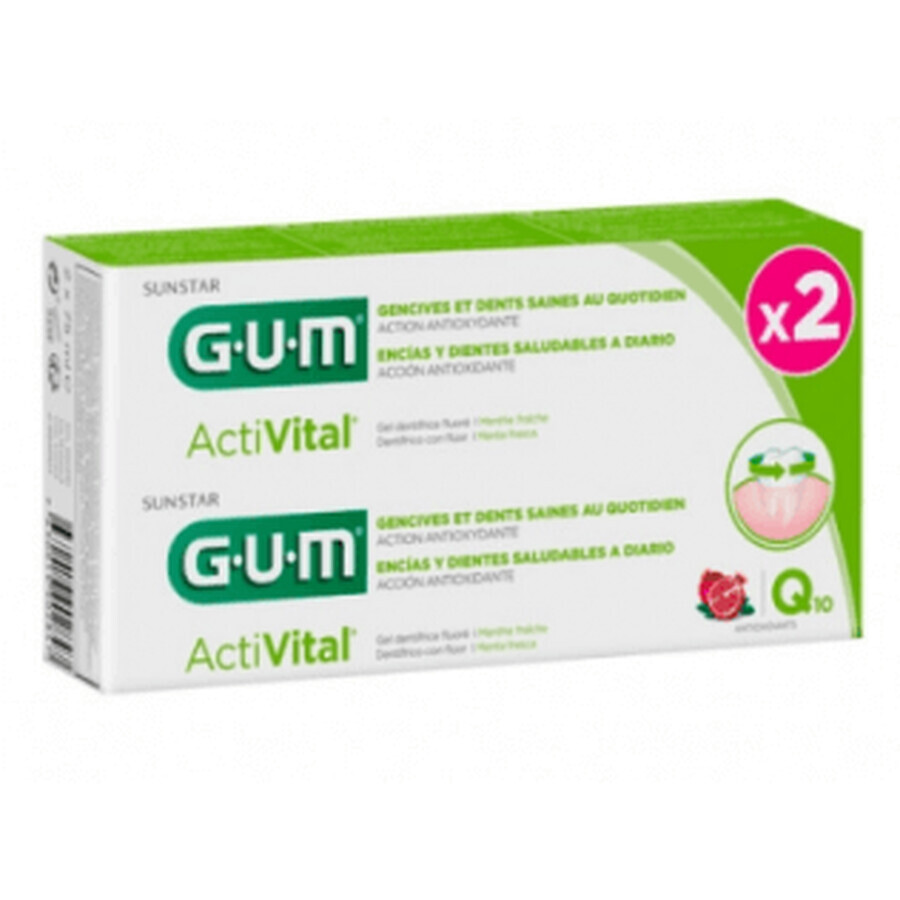 GUM DUPLO ActiVital pasta 2 x 75ml