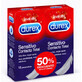 Durex DUPLO Sensitive Total Contact Kondome, 2x12 St&#252;ck