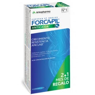 Arkopharma Forcapil Anticaída Cabello Regalo 2+1, 90 cápsulas