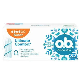 OB Procomfort O-B 32 Tampons Super Tampons
