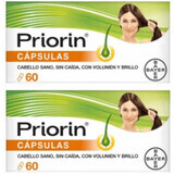 Priorin Anticaída Pack 2 x 60 capsulas