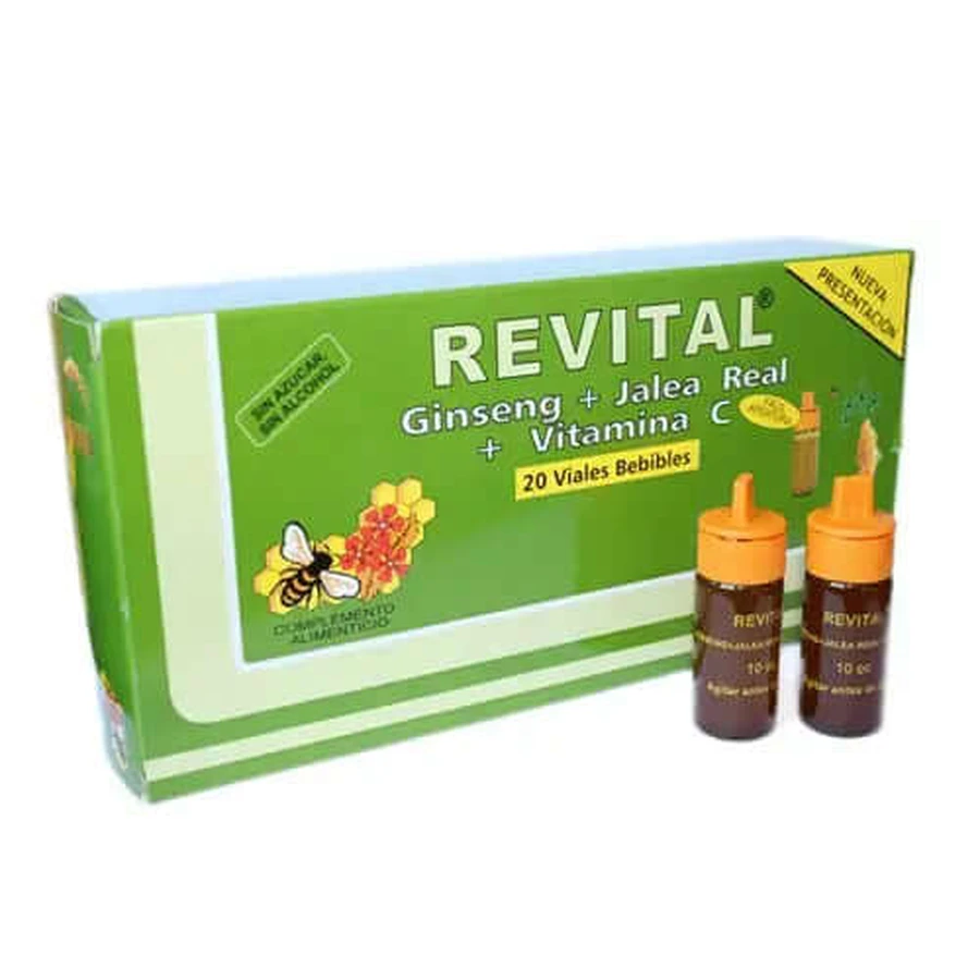 Revital Ginseng + Gelee + Vitamine 20 Fläschchen