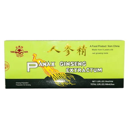 Panax Ginseng Extractum, 10 Ampullen x 10 ml, Sanye Intercom