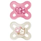 MAM Chupete Original Start Silicona 0-2M Rosa/Gris 2u