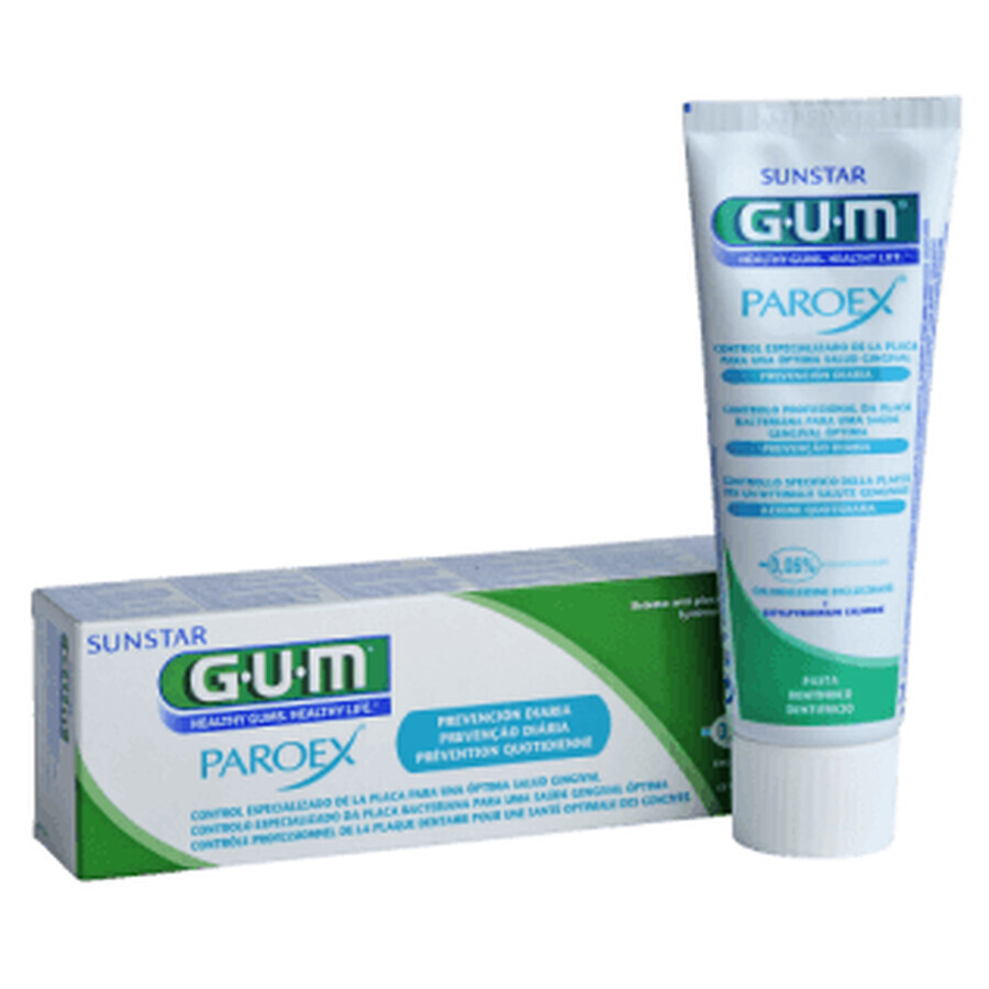 GUM Paroex Prévention Pâte d'entretien 0,06%, 75 ml