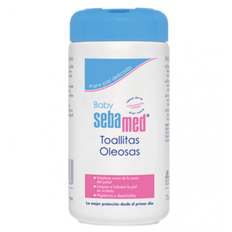 Sebamed Șervețele uleioase 70u
