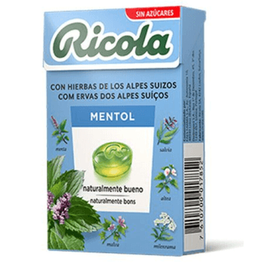 Ricola Bonbons au menthol sans sucre 50g