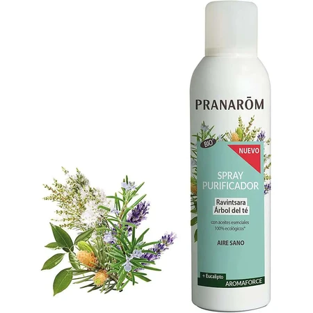 Pranarom Aromaforce Luchtzuiverende Spray Tea Tree Ravintsara+Eucalyptus, 150ml