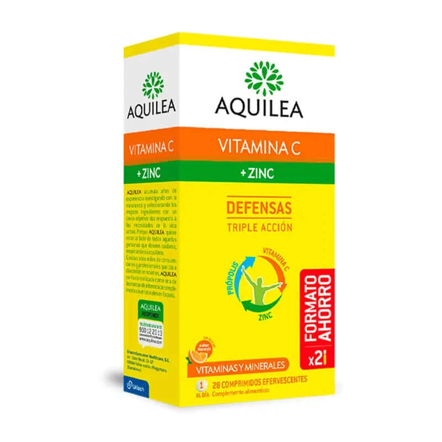 Aquilea Vitamine C + Zink 28 bruistabletten