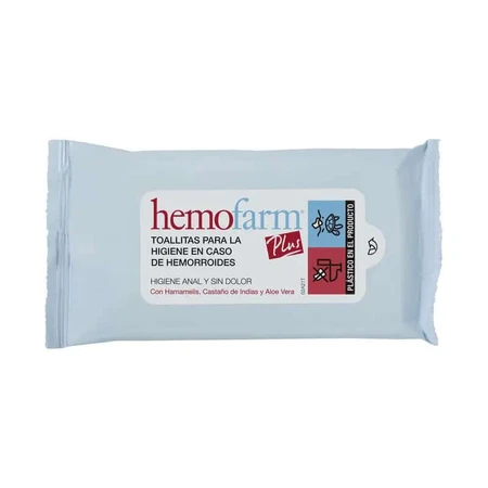 Hemofarm Plus Analhygienetücher Umschlag 20 Stück