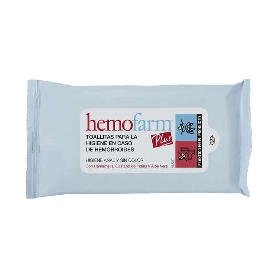 Hemofarm Plus Analhygienetücher Umschlag 20 Stück