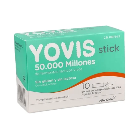 Yovis Sticks 10 Sobres Bucodispersables