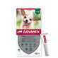 ADVANTIX PIPETE DE DEPARAZITARE 0,4 C&#194;INE P&#194;NĂ LA 4KG 1 PIPETĂ