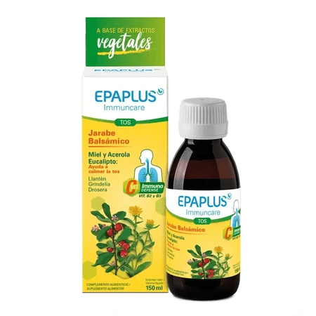 Epaplus Immunocare Hoestsiroop voor volwassenen met Acerola 150 ml