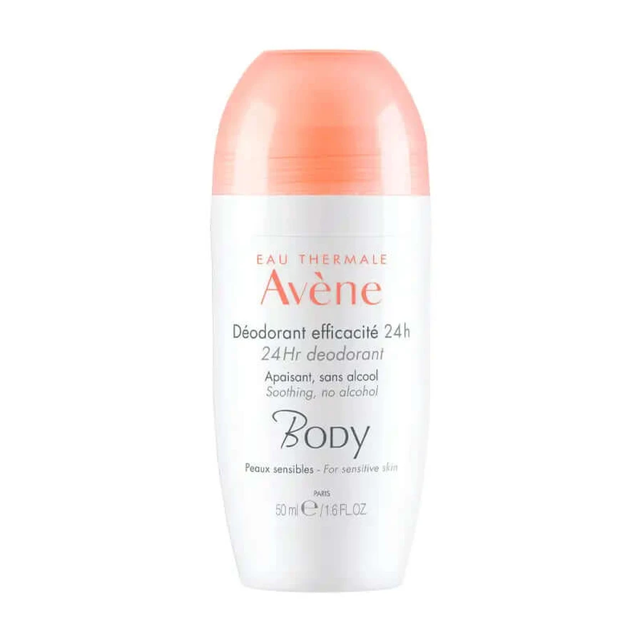 Avene Body Deodorant 24H Effectiveness, 50 ml