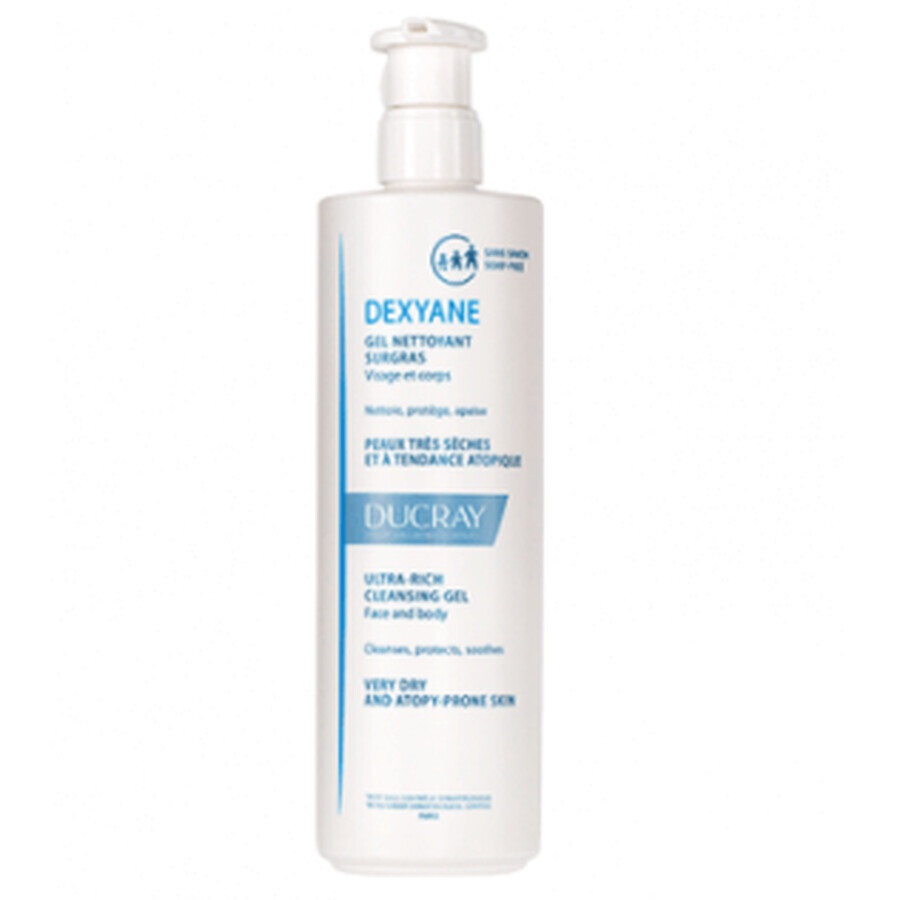 Ducray Dexyane Gel nettoyant pour les peaux grasses, 400ml