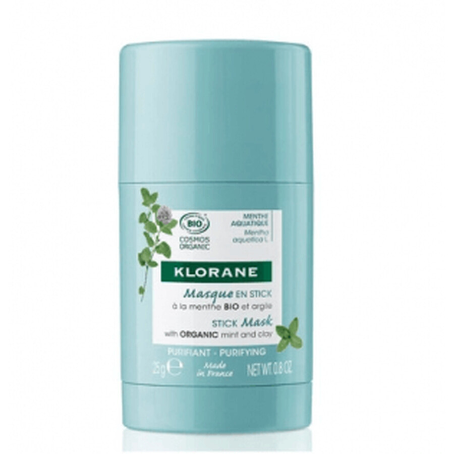 Klorane Mascarilla en Stick a la Menta Bio y Arcilla 25g