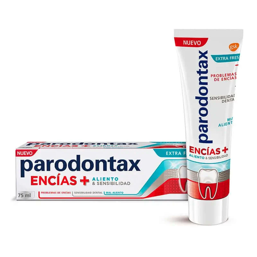 Parodontax Tandvlees + Adem & Gevoeligheid Extra Fris 75ml