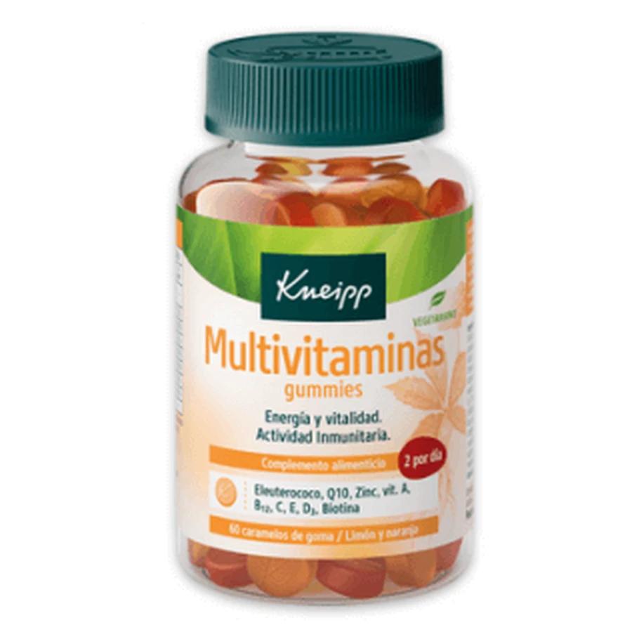Kneipp Multivitaminen 60 gummies Citroen & Sinaasappel