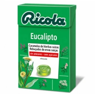 Ricola Zuckerfreies Bonbon Eukalyptus 50g