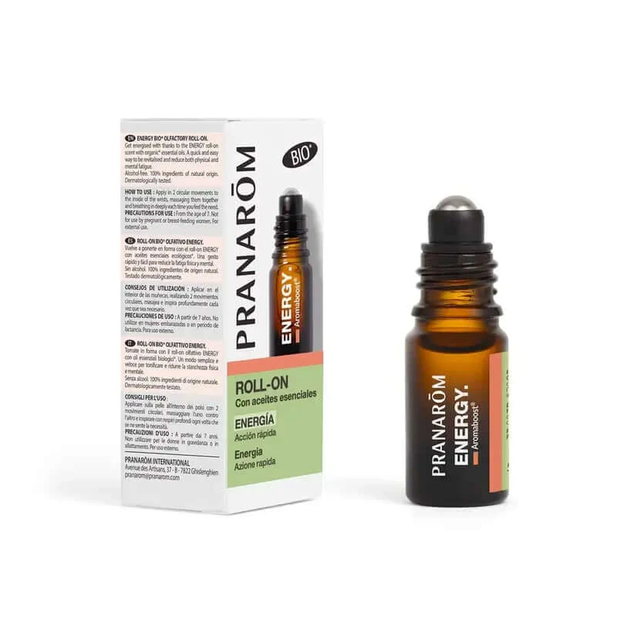 Pranarom Aromaboost Energia Roll-on 5ml