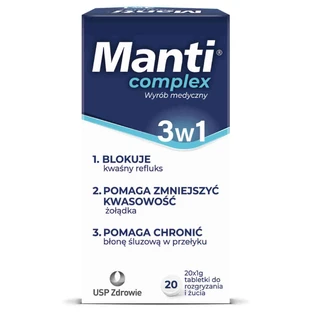 Manti Complex, 20 comprimidos masticables