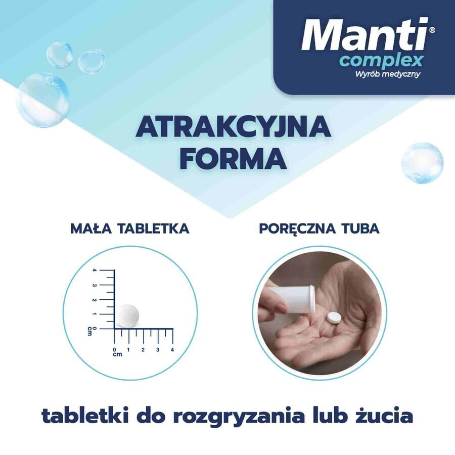 Manti Complex, 20 chewable and chewable tablets