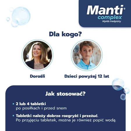 Manti Complex, 20 comprimidos masticables