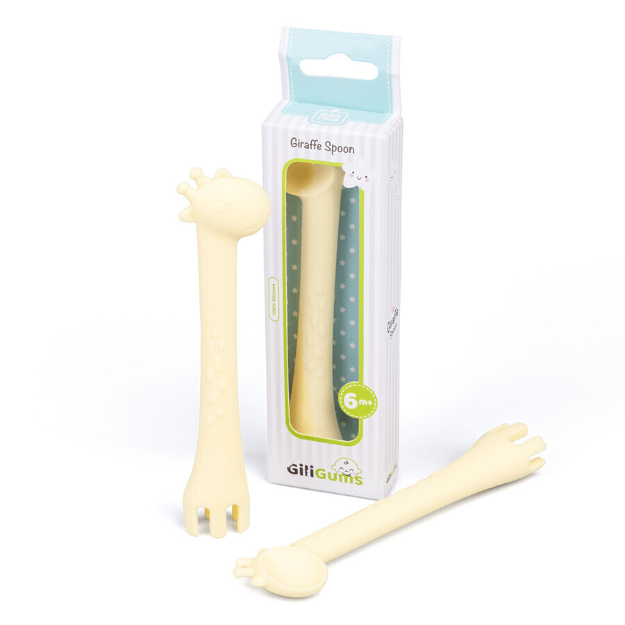 Dumel GiliGums, spoon, Giraffe, from 6 months, 1 piece