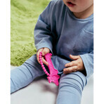 Luu Kids, dentition sensorielle, Luuie le chien, rose, après 4 mois, 1 pièce Luu Kids, dentition sensorielle, Luuie le chien, rose, après 4 mois, 1 pièce