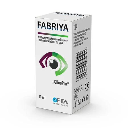 Fabriya, eye drops, multi-molecular solution, 10 ml